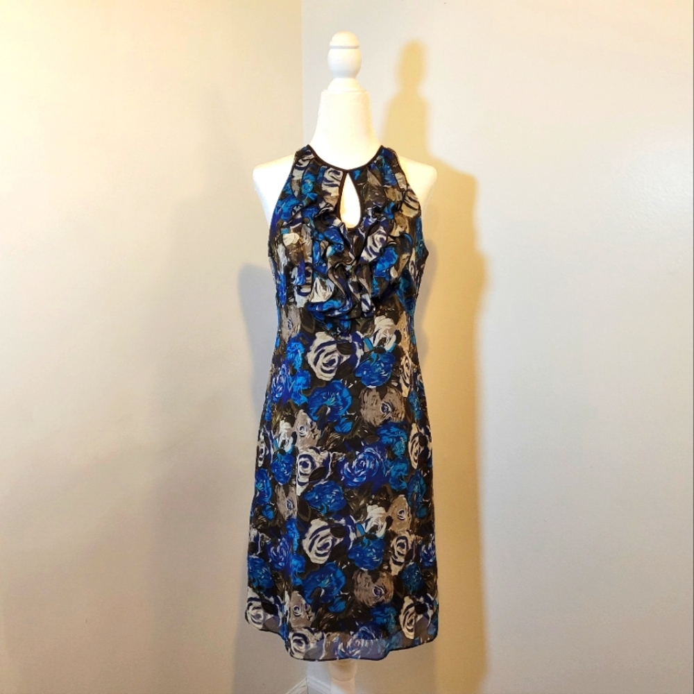 Ann Taylor Sleeveless Floral Women's Dress